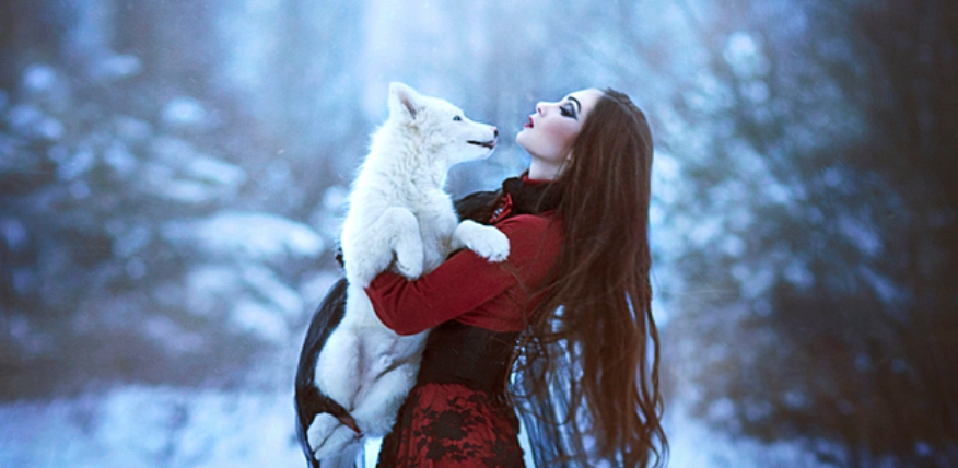 White Wolf : Fairytales Come To Life In Magical Photos by Photographer ...