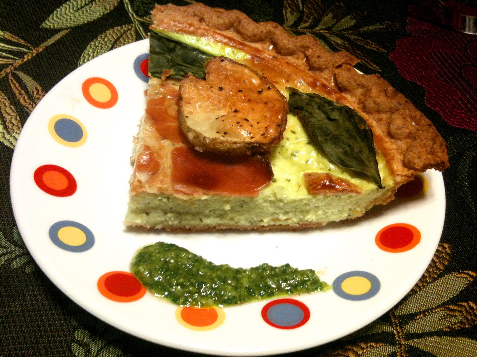 NY FoodGasm Pesto Quiche