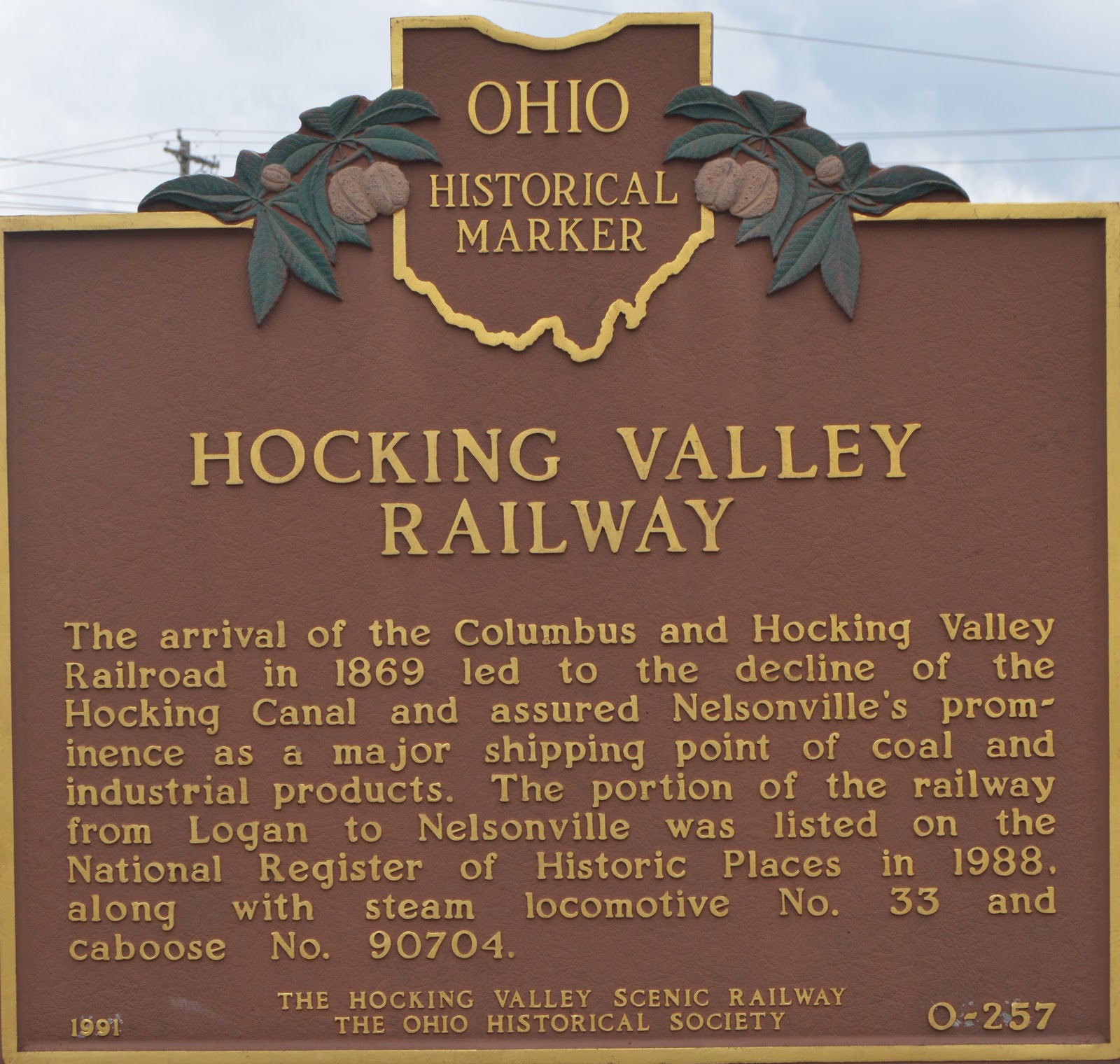 Towns and Nature Nelsonville, OH Hocking Valley Scenic Railroad Depot
