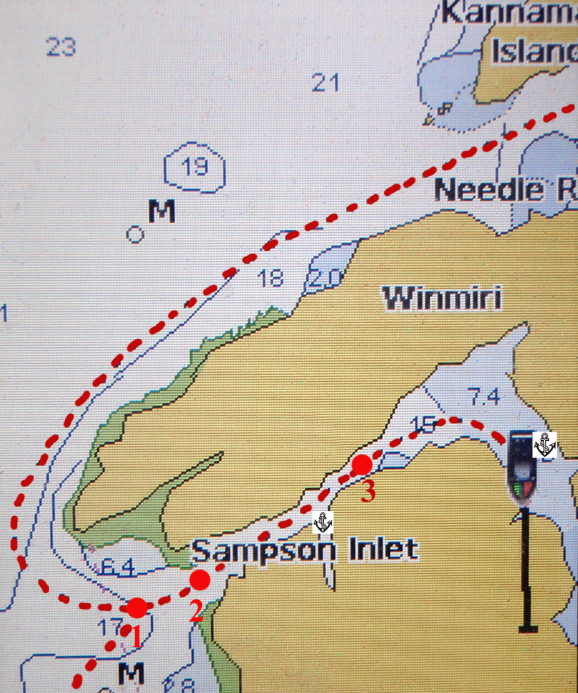 Sailing Aussie coast: Sheep Island, Rogers Strait to Kingfisher Island ...