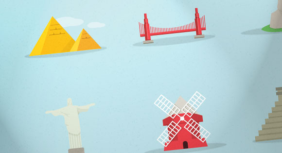 Download: Famous Landmarks Icon Set (AI, EPS, PSD) Download: Famous Landmarks Icon Set (AI, EPS, PSD)