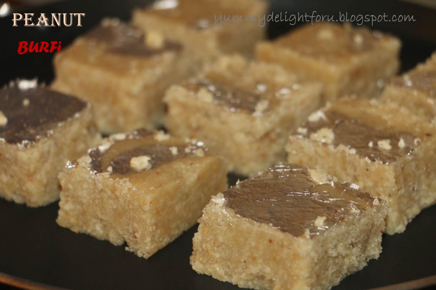 yummy delight for u Peanut Burfi recipe/ Groundnut or Mungfali Burfi