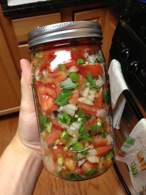 Homemade Pico de Gallo! Perfect with chips, on tacos, in eggs, you name it! Mexican food!