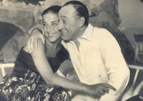 Toto with Franca Faldini, the girl he regarded as the true love of his life