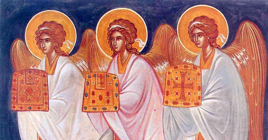 Ангел Божий. О святых ангелах. Святые ангелы Божие. Ангелы поют Херувимскую.