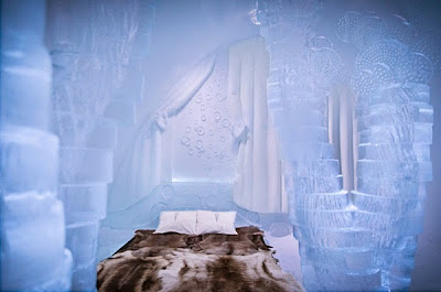 Los Hoteles más extraños de mundo, el hotel de hielo habitaciones nuevas cada año
