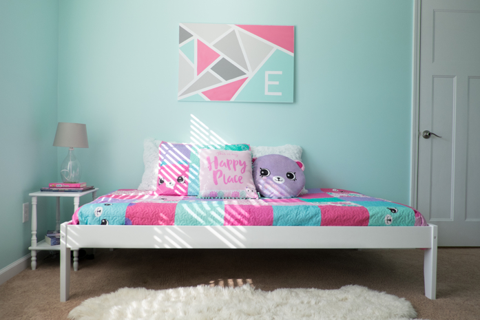 A Sweet Girl's Happy Place Enveloped in Pretty Pastel Colors- design addict mom