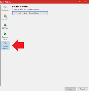 Open and Mapping Web App From TFS Into Local Hardisk