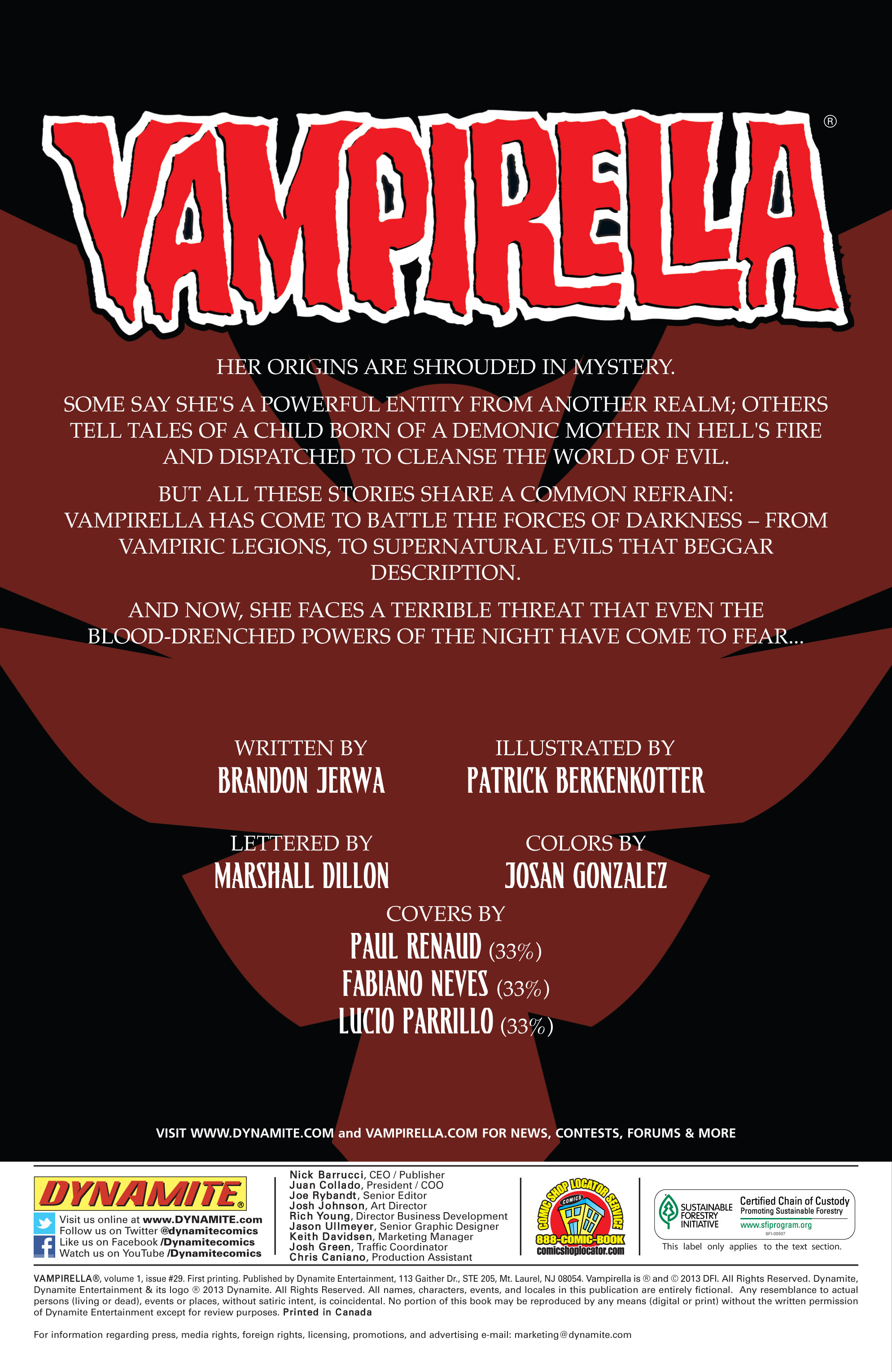 Read online Vampirella (2010) comic -  Issue #29 - 4