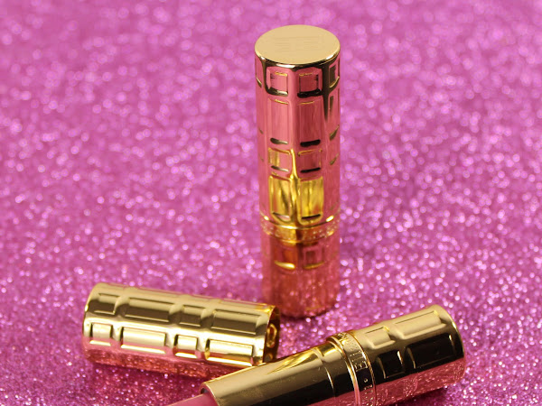 Elizabeth Arden Ceramide Ultra Lipstick - Blushing Pink and Violetini Swatches & Review