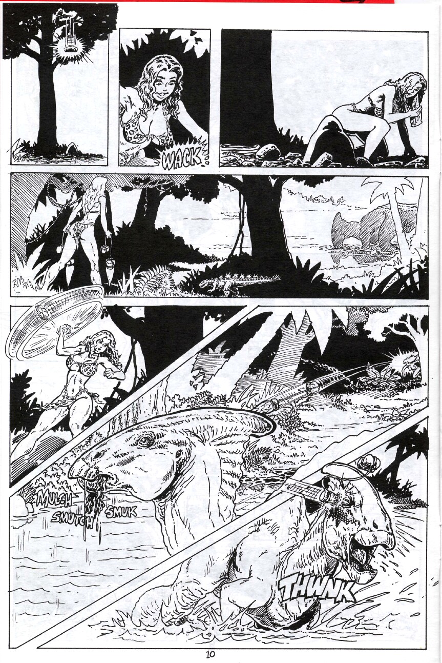 Read online Cavewoman: Rain comic -  Issue #7 - 12