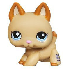 Littlest Pet Shop Seasonal German Shepherd (#2196) Pet