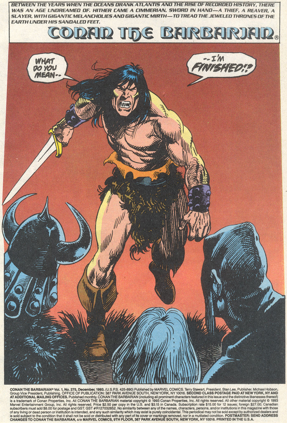 Read online Conan the Barbarian (1970) comic -  Issue #275 - 2