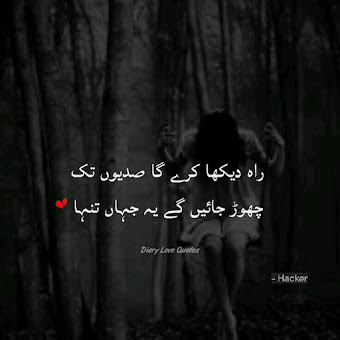 Best Sad Urdu Poetry Shayari With Images Byer Diary Love Quotes