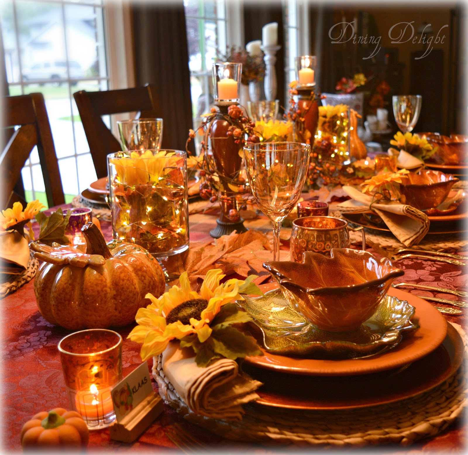 Dining Delight: Thanksgiving 2017 Tablescape