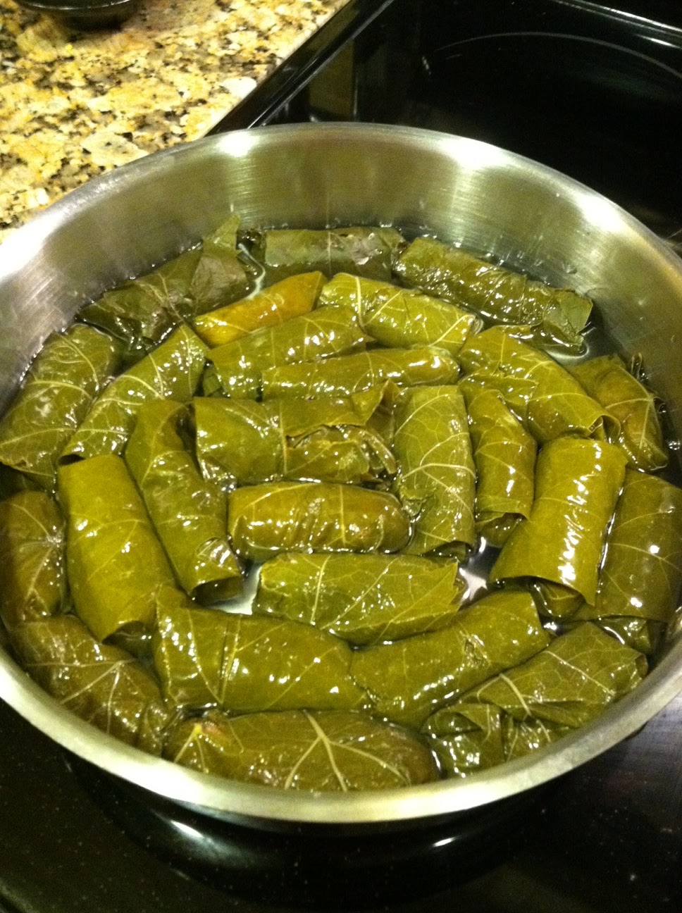Annee's Cooking Lebanese Stuffed Grape Leaves