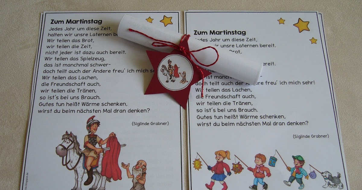 Am Martinstag Trag Ich So Gerne Meine Schöne Leuchtende Laterne Ideenreise: Rund um Sankt Martin