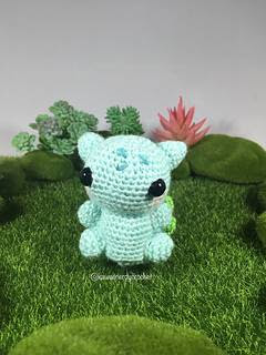 PATRON GRATIS IVYSAUR | POKEMON AMIGURUMI 36876