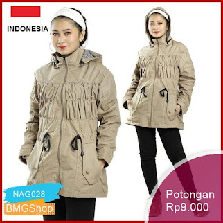 NAG028 Jaket Jilbab Parka Anti Air Motor Murah Bmgshop