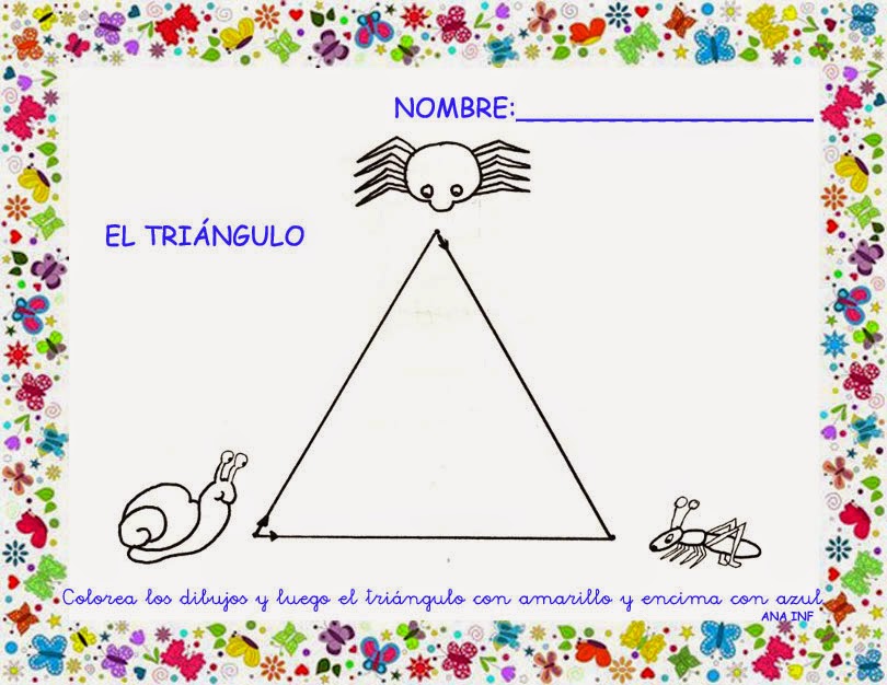 INFANTILES DE ANA V.: EL TRIÁNGULO