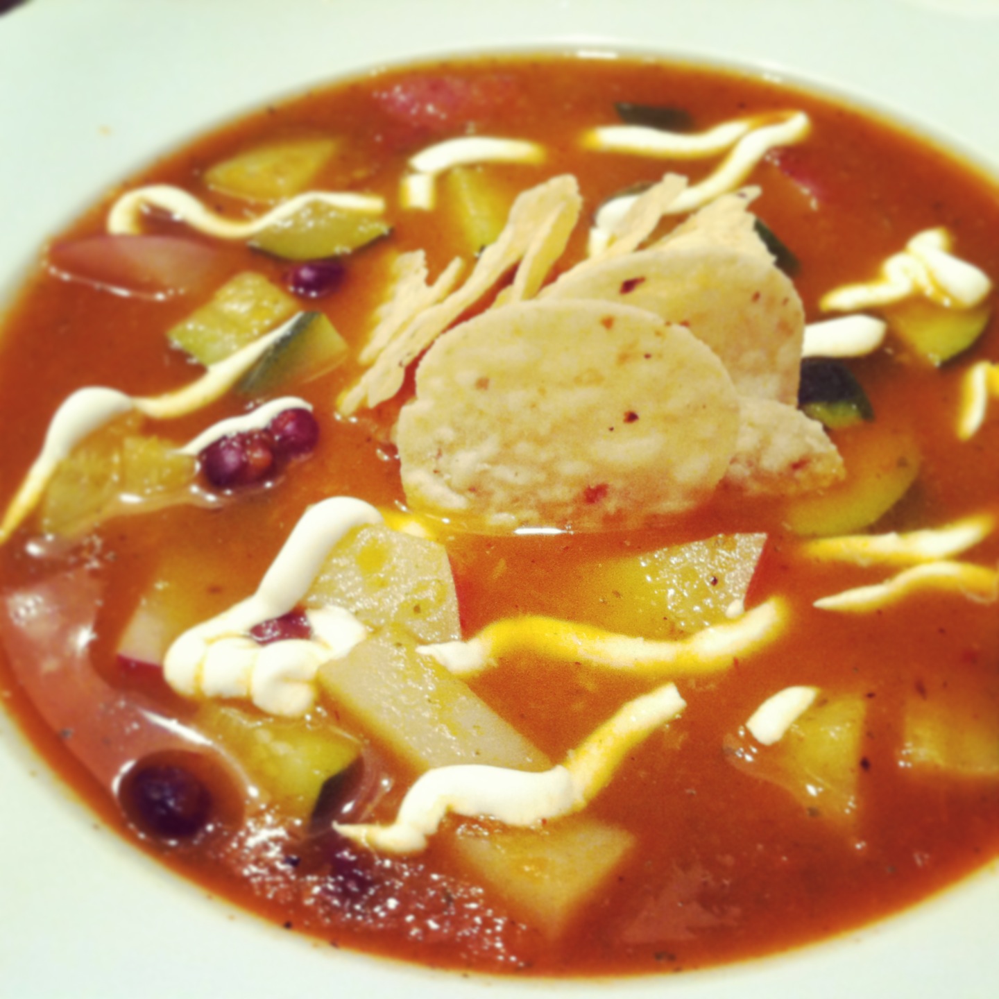 Tried and True.... Spicy Roasted Vegetable Soup