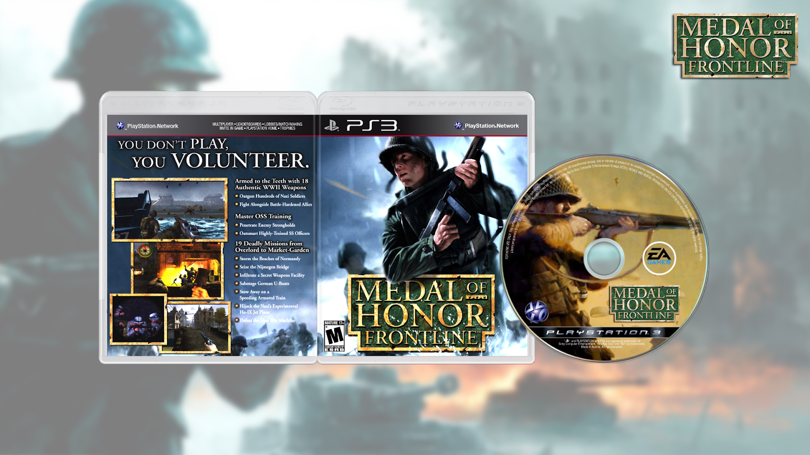 GODDY GAMES MEDAL OF HONOR FRONTLINE PS3/PSN NPUB