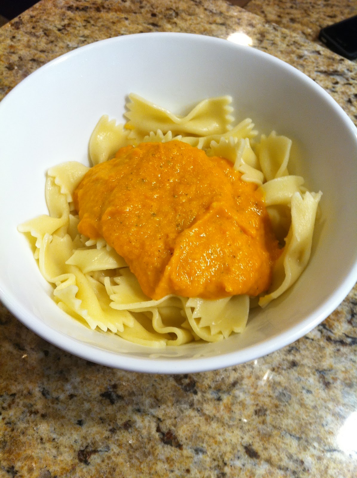 Niki Cooks for Interstitial Cystitis BowTie Pasta with Butternut Squash Sauce