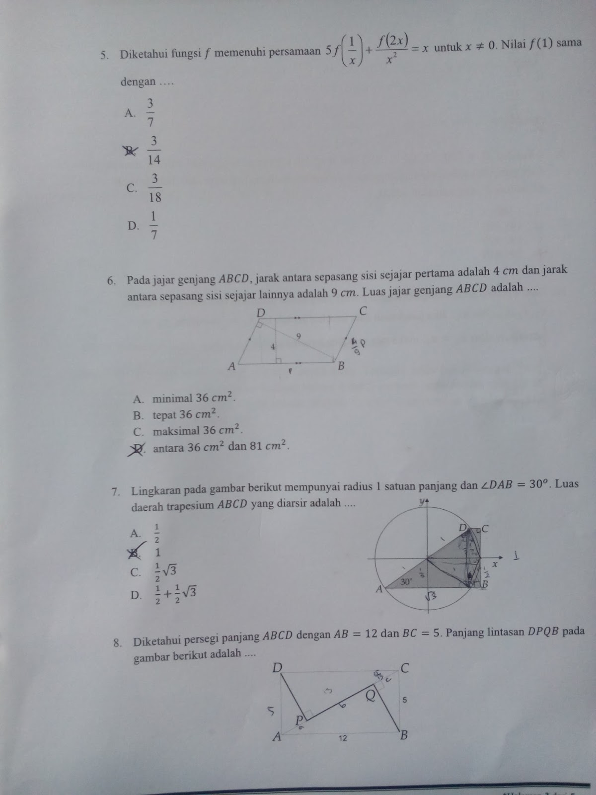 Math Star Indonesia: Soal dan Pembahasan OSK SMP 2017 Matematika