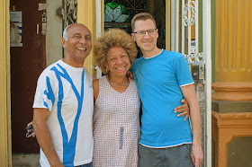 Miguel, Mary et moi à La Havane