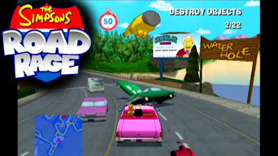 Simpsons road rage games Simpsons road rage games
