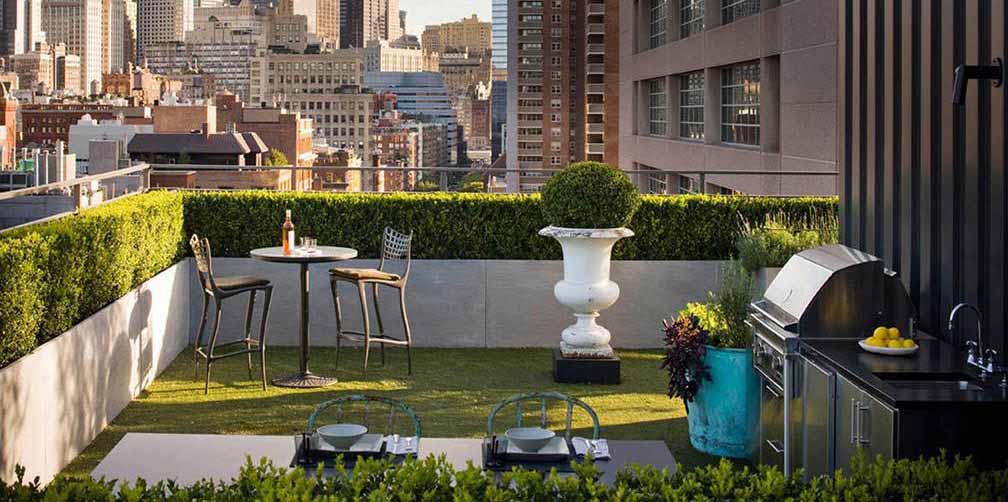 Desain Taman Atap Rumah Minimalis