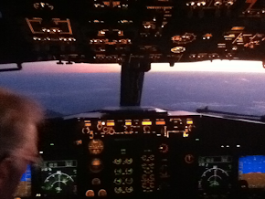 Dawn from the Cockpit