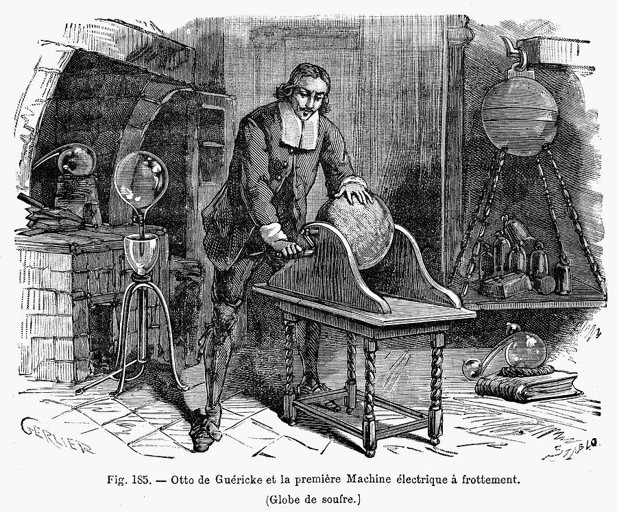 Otto von Guericke - Elektrisiermashine