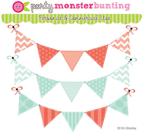 bunting banner clip art free - photo #18