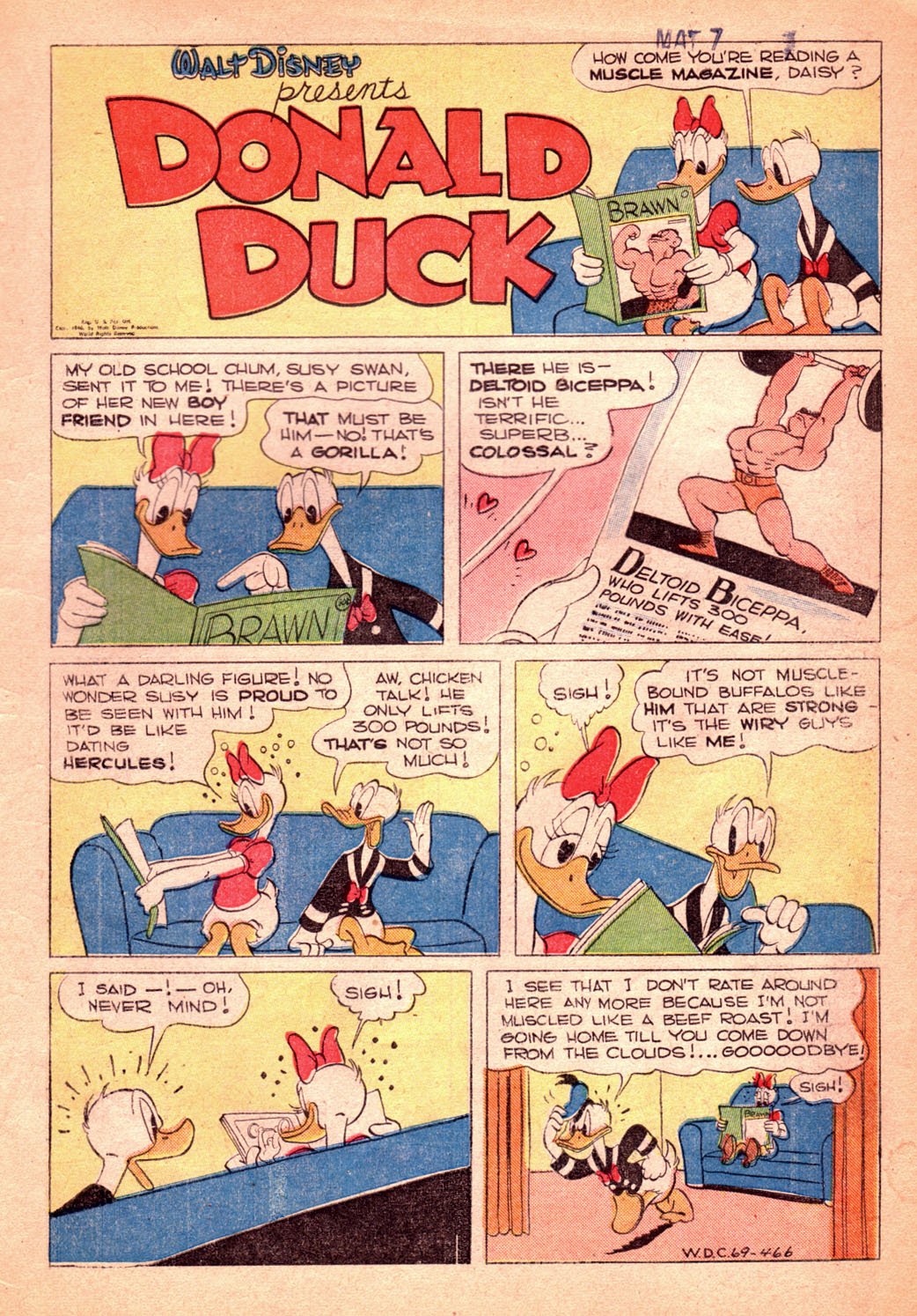 Read online Walt Disney's Comics and Stories comic -  Issue #69 - 3