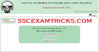 MANIPUR 10TH CLASS RESULT 2015