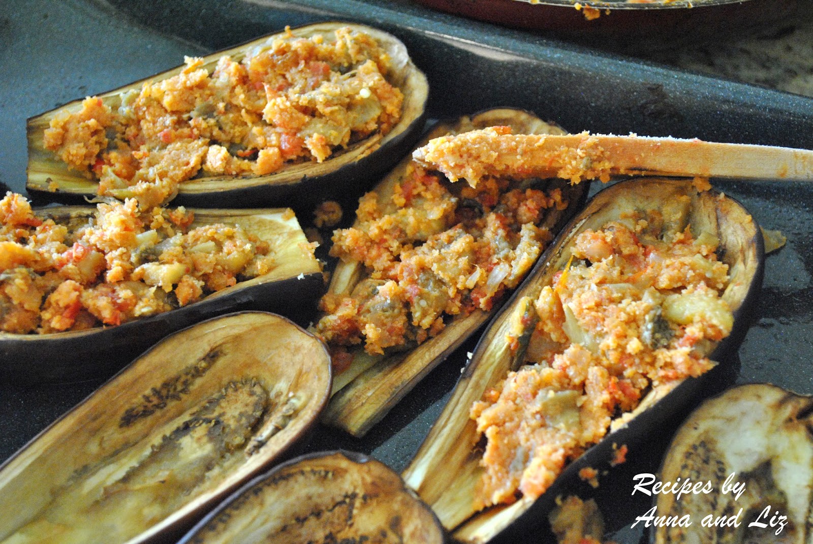 Easy Stuffed Mini Eggplants 2 Sisters Recipes by Anna and Liz