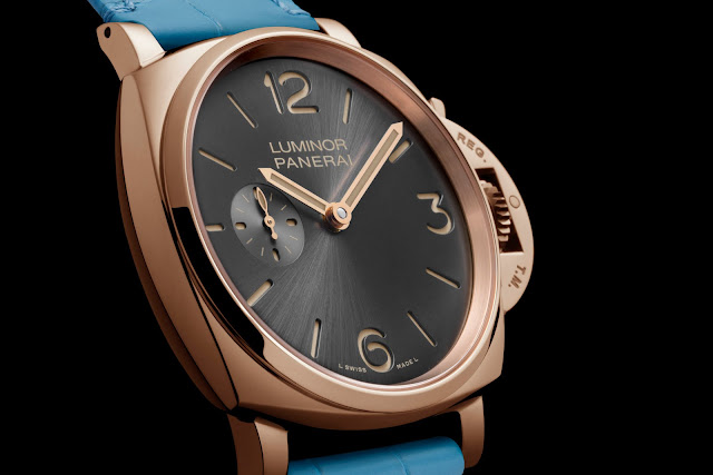 PANERAI LUMINOR DUE 3 DAYS ORO ROSSO lateral blog debajo del reloj PANERAI LUMINOR DUE 3 DAYS ORO ROSSO lateral blog debajo del reloj