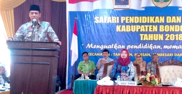 Bupati Amin Ingatkan Sekolah Kelola BOS Sesuai Perencanaan 