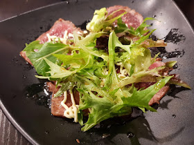 Okami Japanese Restaurant, Camberwell, beef carpaccio