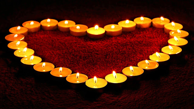 Description: Free Love Heart Candles Love Photography wallpaper.