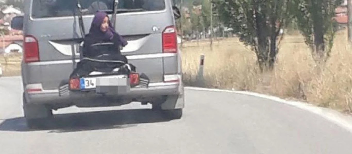 Τούρκοι: Πατέρας έδεσε την κόρη του στο αυτοκίνητο – (βίντεο)