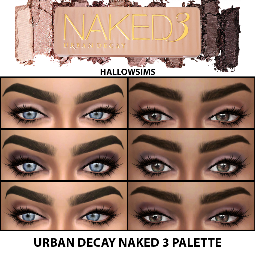 Sims 4 CCs - The Best: HallowSims Naked 3 Palette