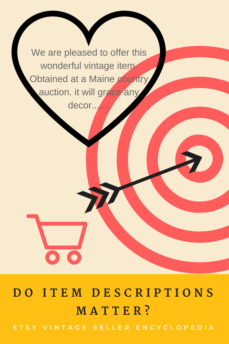 Etsy Vintage Seller Encyclopedia The art & science of item descriptions