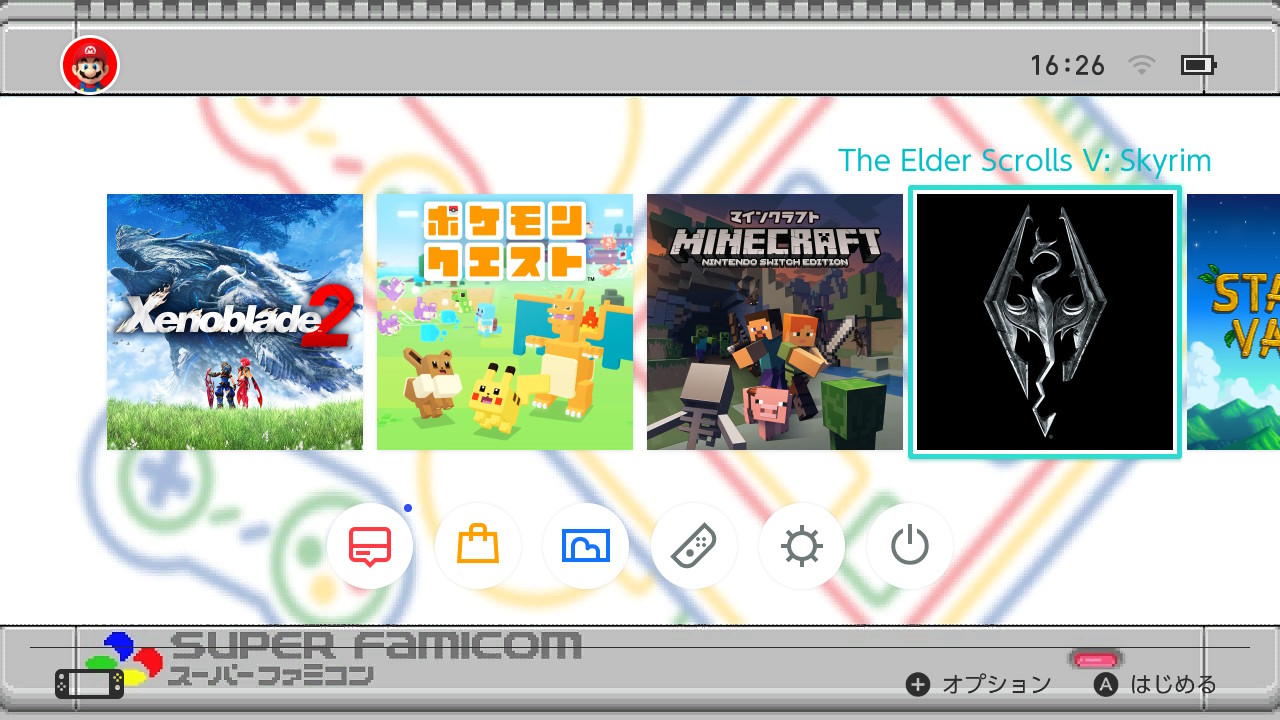 Yyoosskのメモ ニンテンドースイッチ 背景画像を変更するqlaunch Mod作成方法 Qcean S Switch Theme Injector