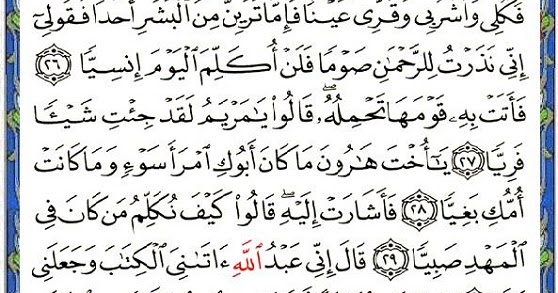 Surat Yusuf Dan Surat Maryam Untuk Ibu Hamil