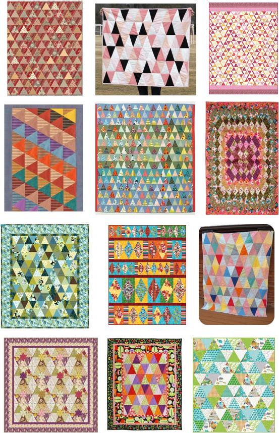Quilt Inspiration Free Pattern Day and Olympic Inspiration 1000 pyramids