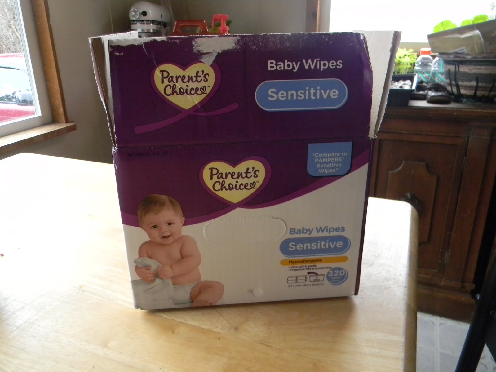 Living "the life" on a HUGE Alaskan Island Reuse wipes or Diaper boxes