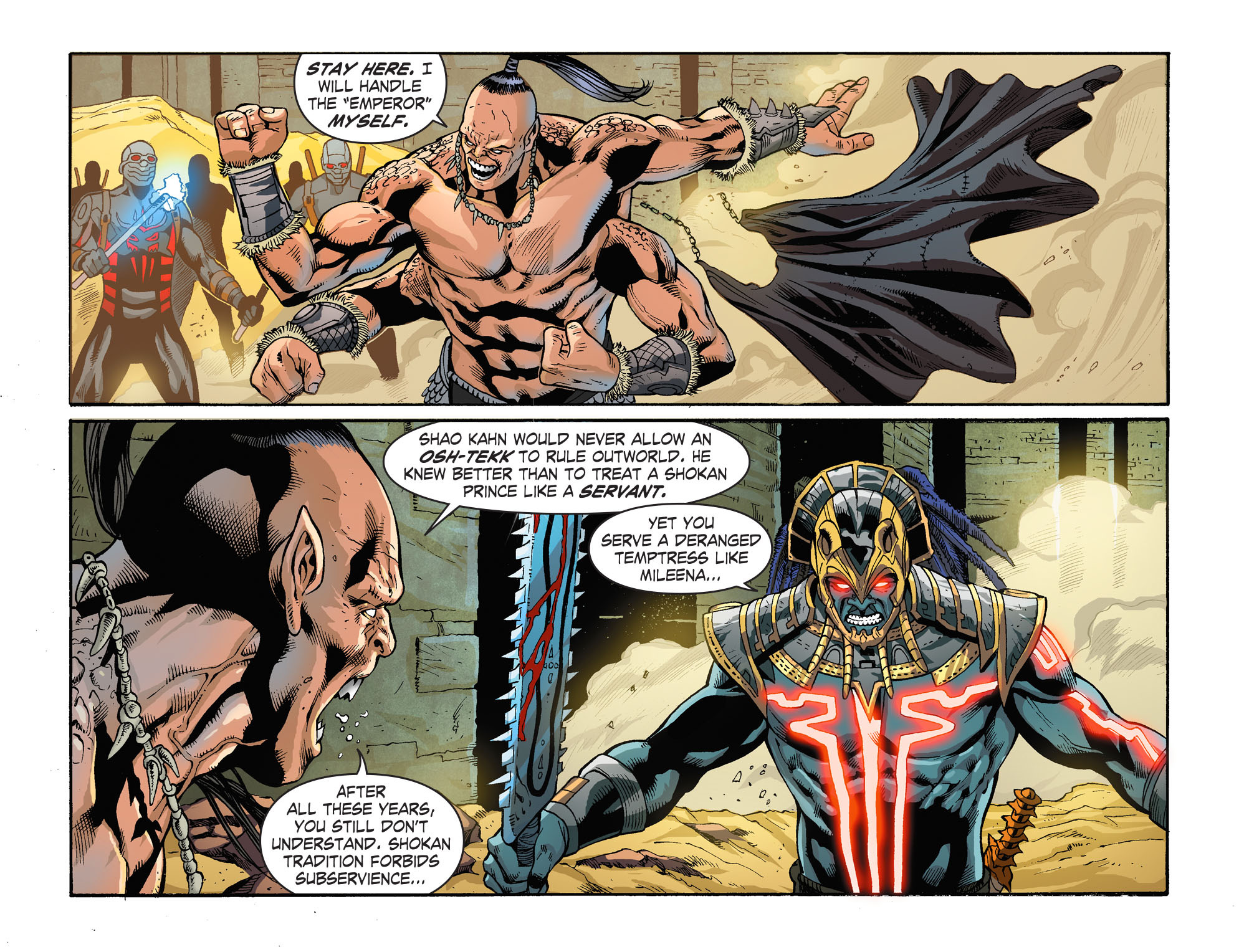 Read online Mortal Kombat X [I] comic -  Issue #8 - 14