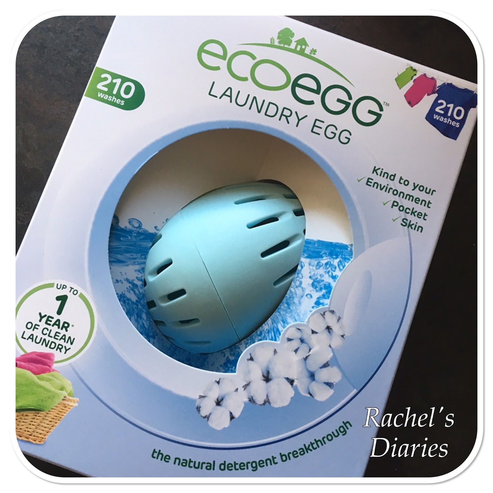 Rachel's Diaries Review EcoEgg Laundry Egg & Washing Machine Detox